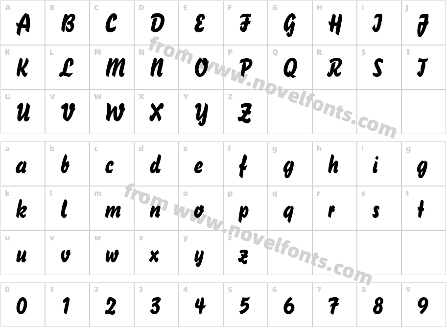 469-CAI978Character Map