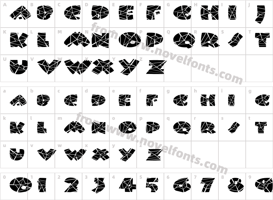 FZ JAZZY 9 CRACKED EXCharacter Map