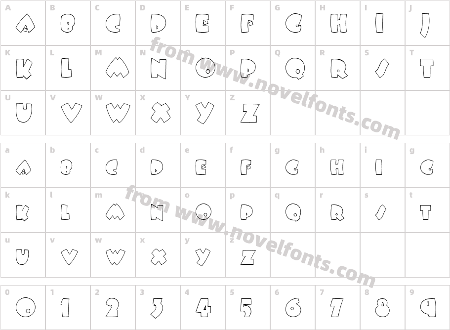 FZ JAZZY 9 HOLLOWCharacter Map