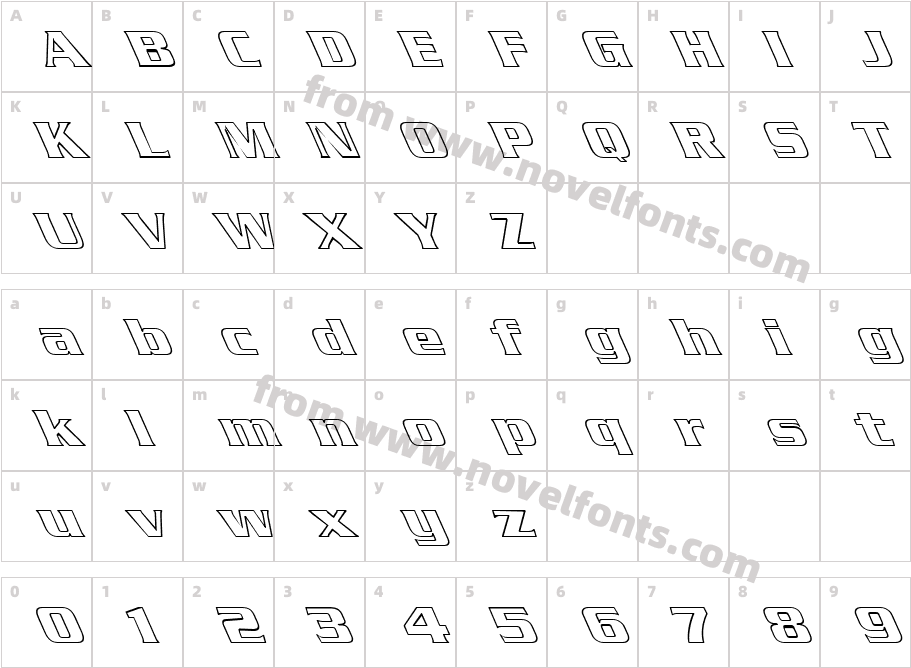 FZ ROMAN 11 HOLLOW LEFTYCharacter Map