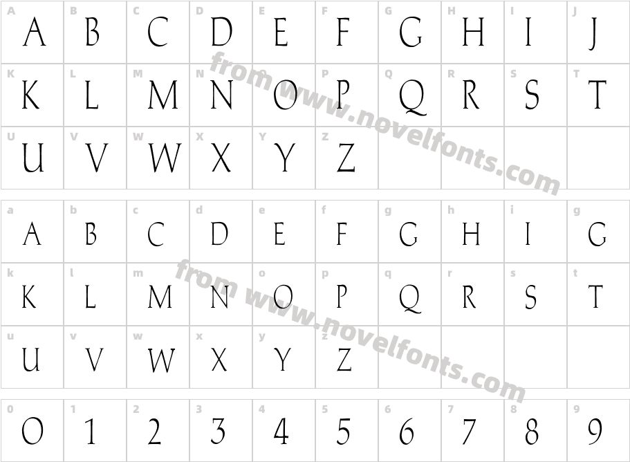 FZ ROMAN 2 CONDCharacter Map