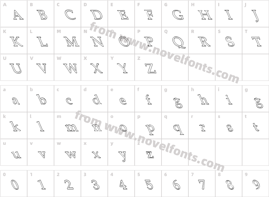 FZ ROMAN 21 HOLLOW LEFTYCharacter Map