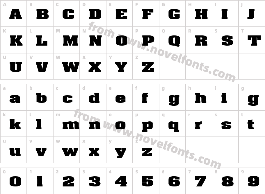 FZ ROMAN 3 EXCharacter Map