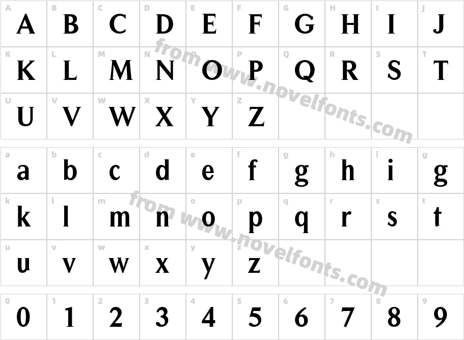 FZ ROMAN 31Character Map