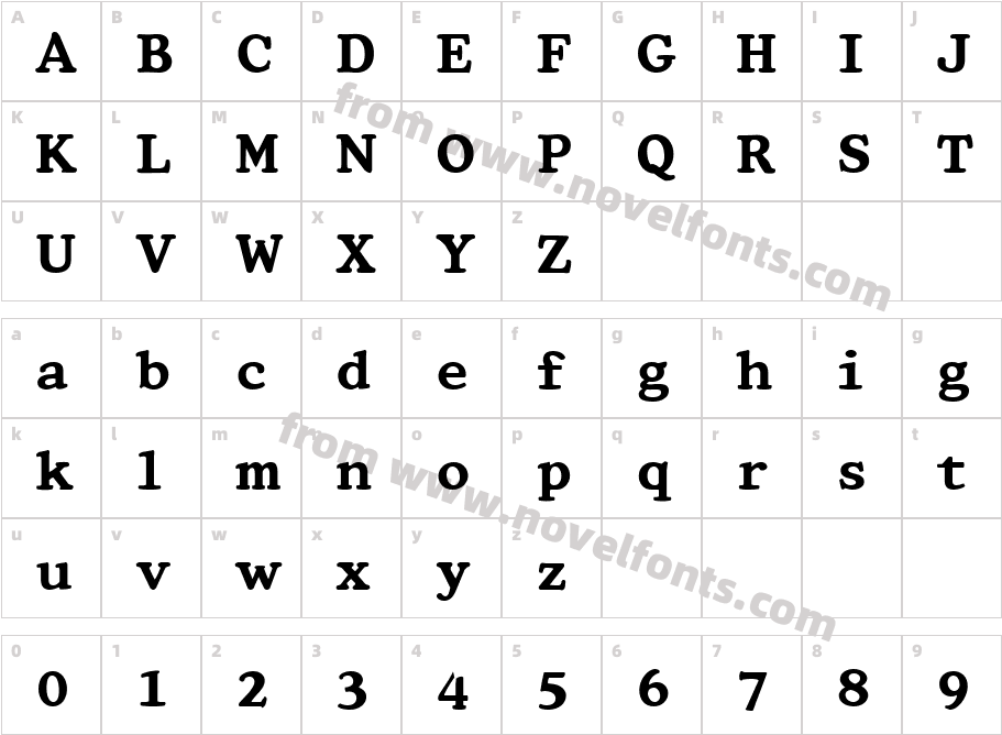 FZ ROMAN 32Character Map