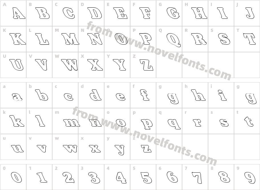 FZ ROMAN 35 HOLLOW LEFTYCharacter Map