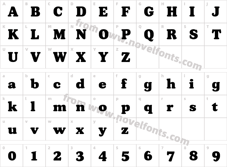 FZ ROMAN 35Character Map