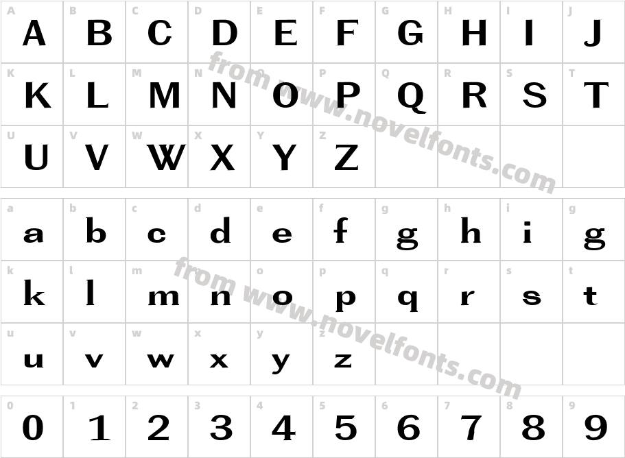 FZ ROMAN 38 EXCharacter Map