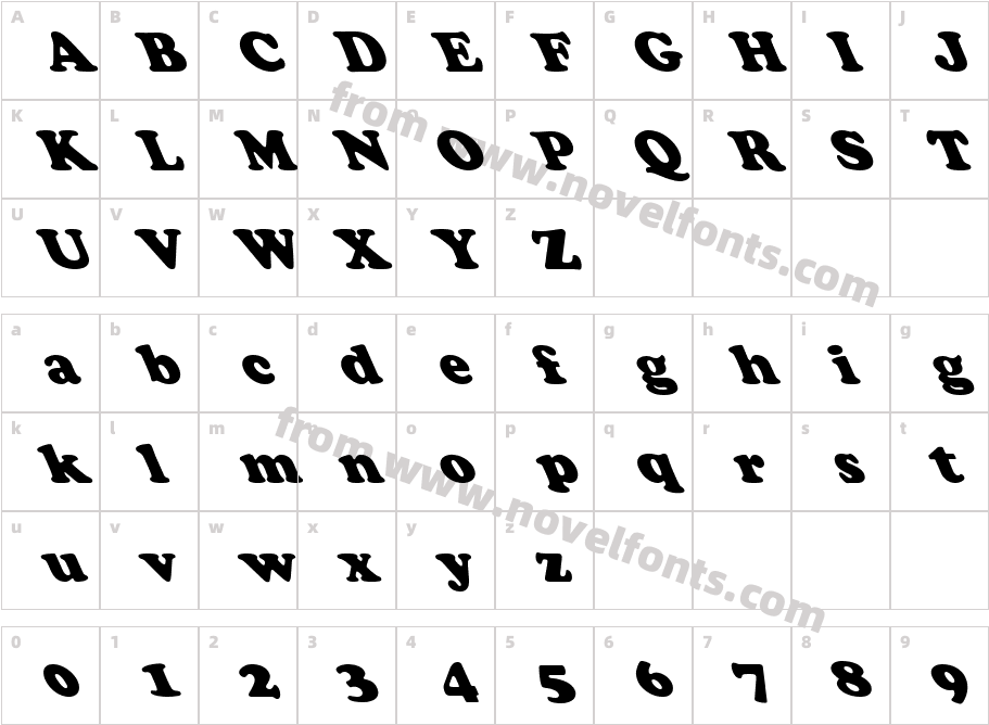 FZ ROMAN 4 LEFTYCharacter Map