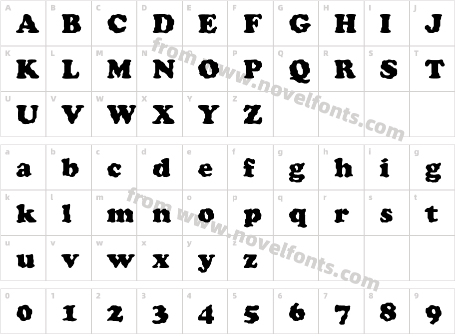 FZ ROMAN 4 WAVEYCharacter Map