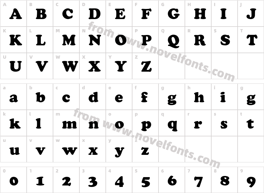 FZ ROMAN 4Character Map