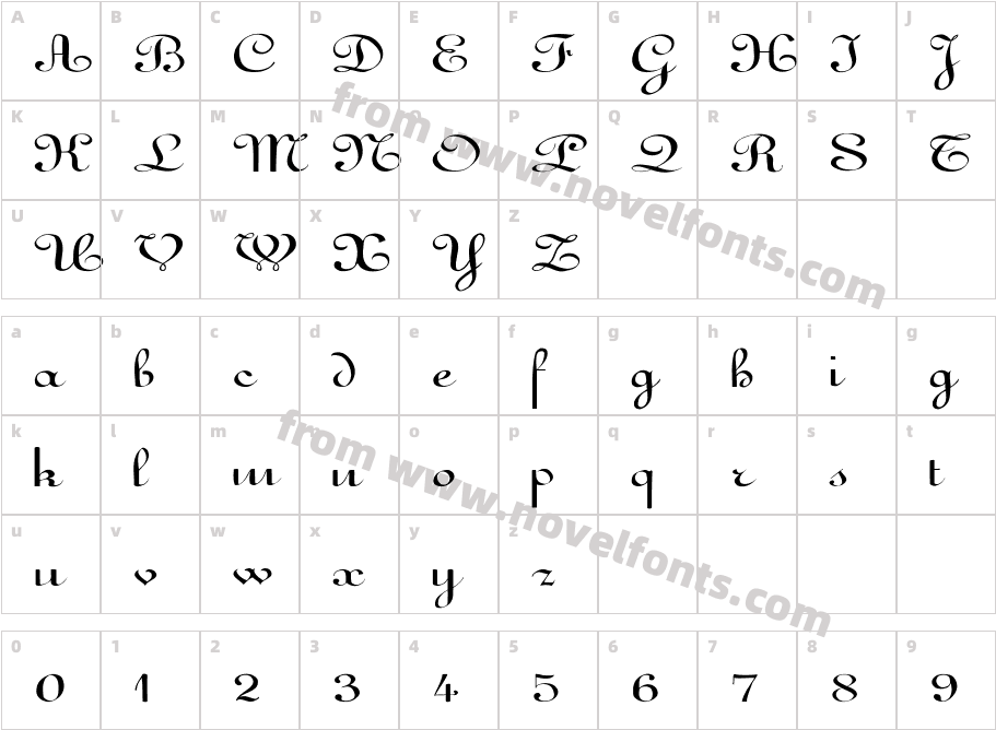 FZ SCRIPT 11 EXCharacter Map