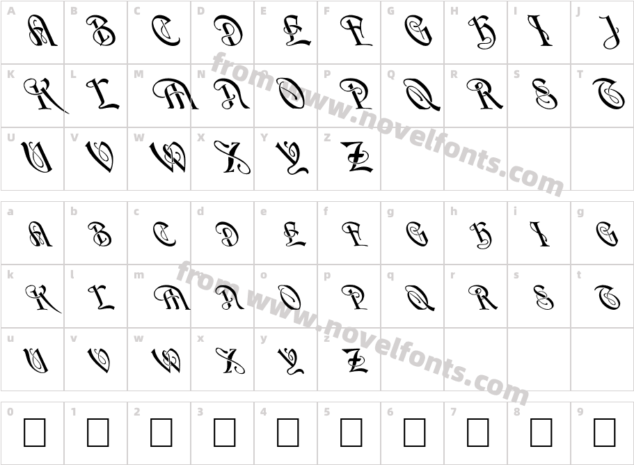 FZ SCRIPT 14 LEFTYCharacter Map