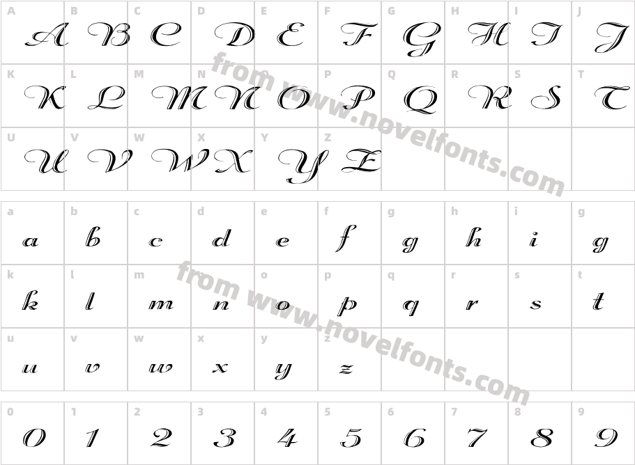 FZ SCRIPT 18 EXCharacter Map