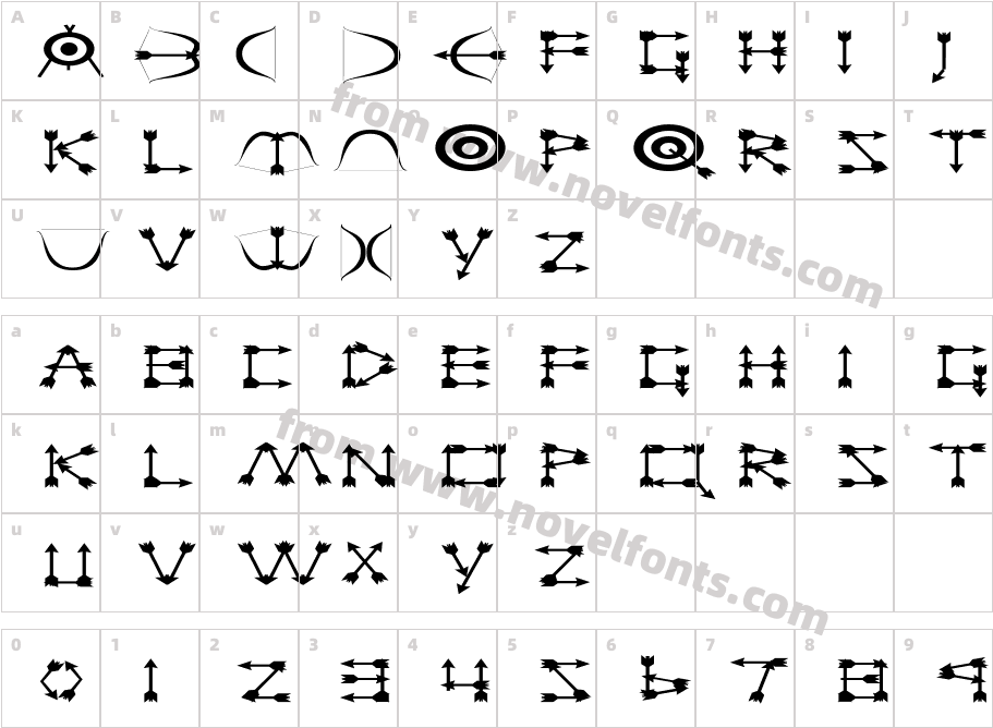 FZ UNIQUE 1 EXCharacter Map