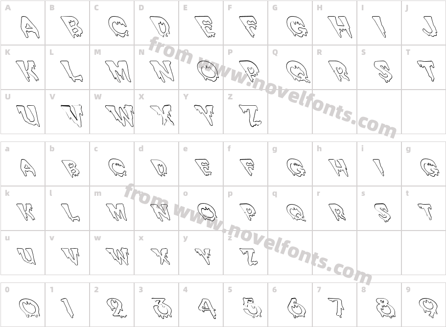 FZ UNIQUE 10 HOLLOW LEFTYCharacter Map