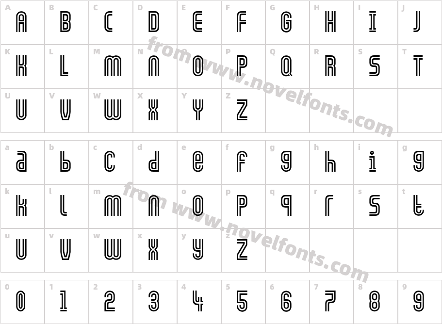 FZ UNIQUE 13Character Map