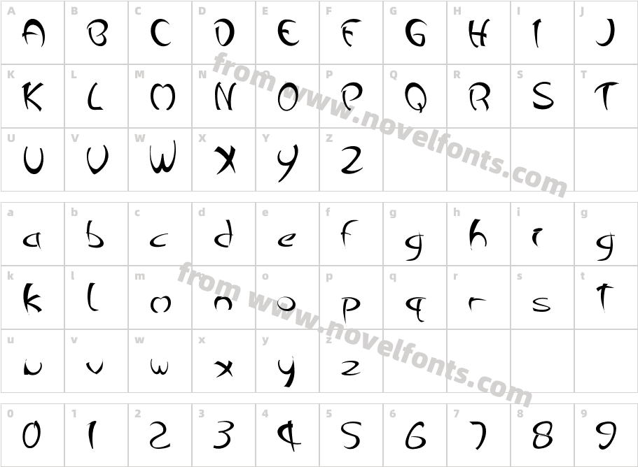 474-CAI978Character Map