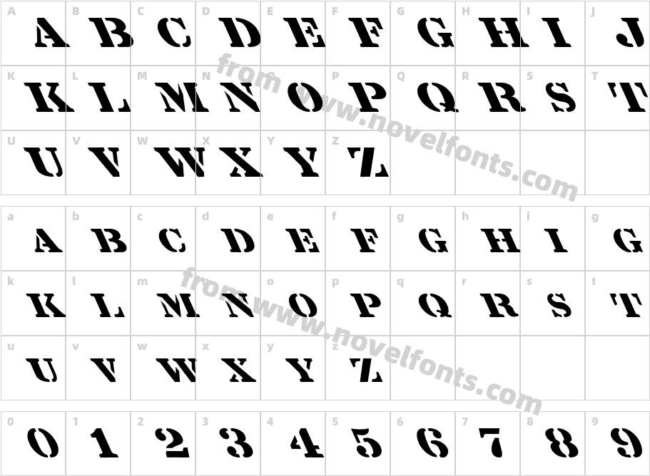 FZ UNIQUE 25 LEFTYCharacter Map