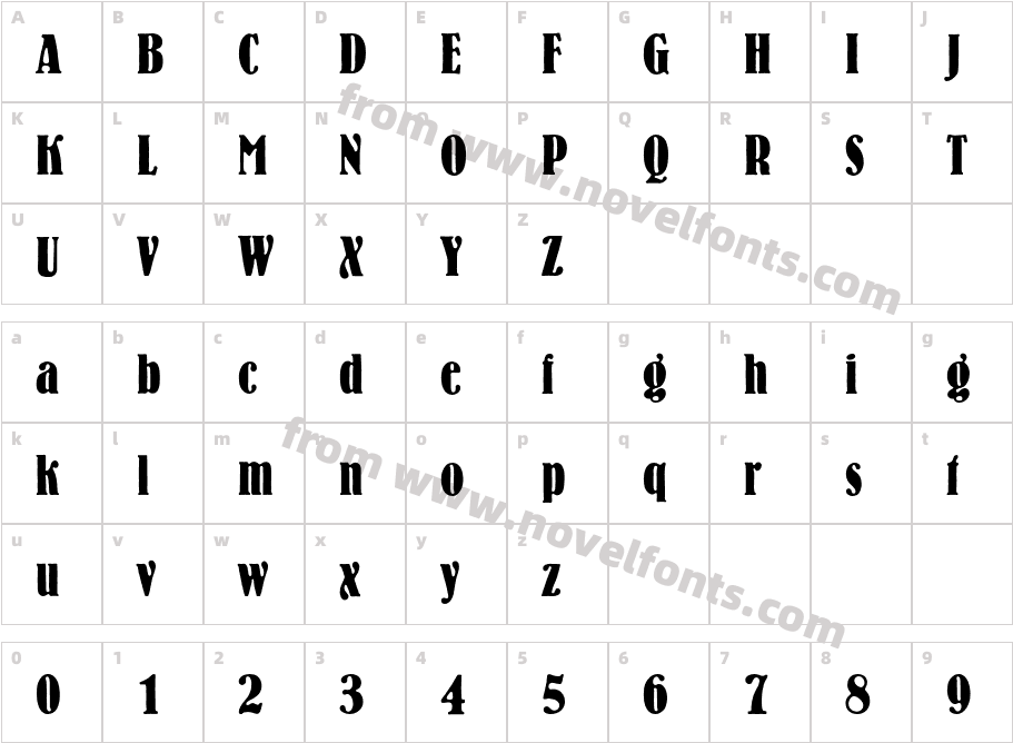 BernhardEF-AntiqueCharacter Map