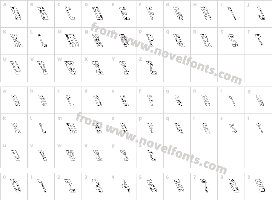 FZ UNIQUE 27 SPOTTED LEFTYCharacter Map