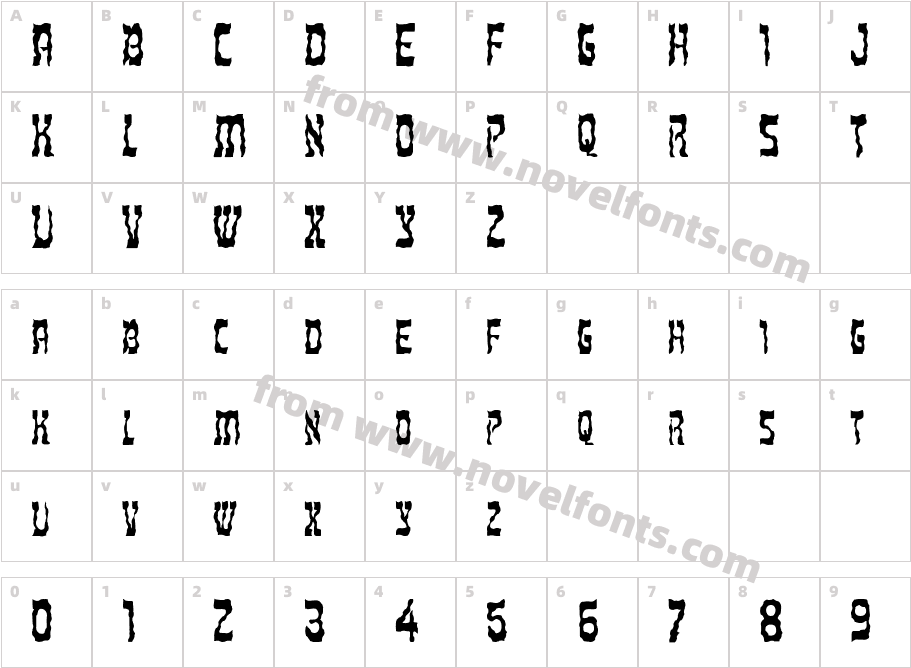 FZ UNIQUE 27 WAVEYCharacter Map