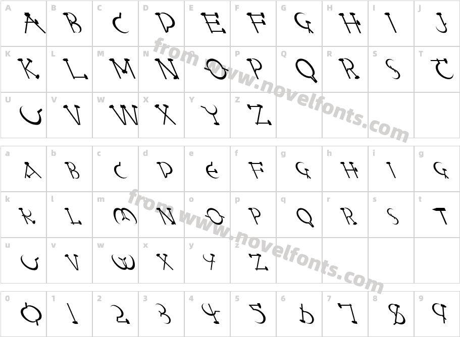 FZ UNIQUE 28 LEFTYCharacter Map