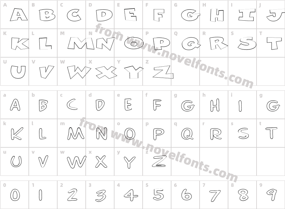 FZ UNIQUE 30 HOLLOW EXCharacter Map