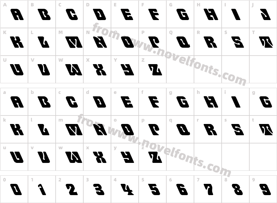 FZ UNIQUE 32 LEFTYCharacter Map