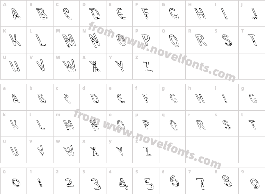 FZ UNIQUE 4 SPOTTED LEFTYCharacter Map