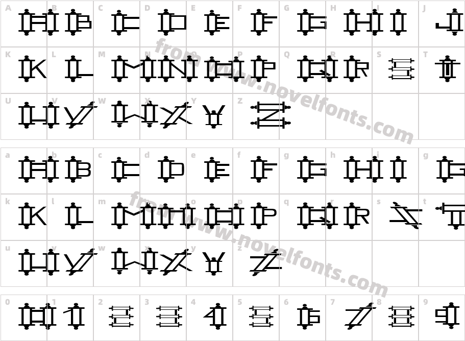 FZ UNIQUE 47 EXCharacter Map