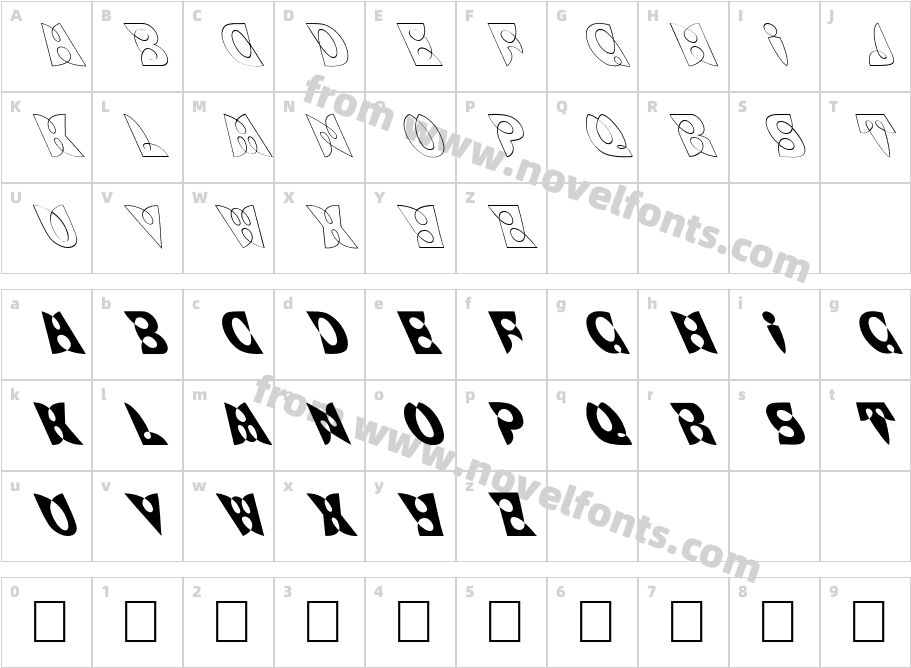 FZ UNIQUE 7 LEFTYCharacter Map