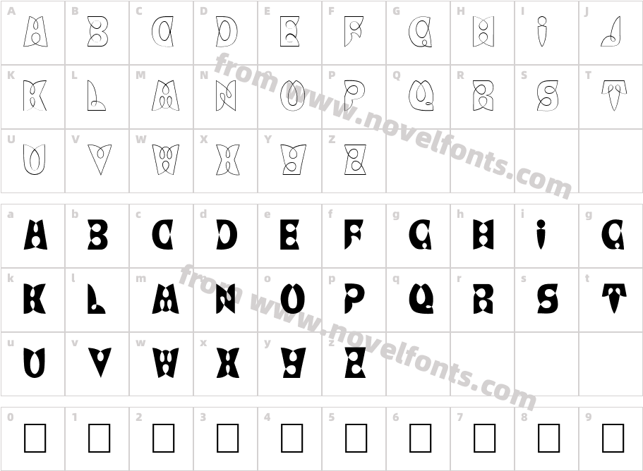 FZ UNIQUE 7Character Map