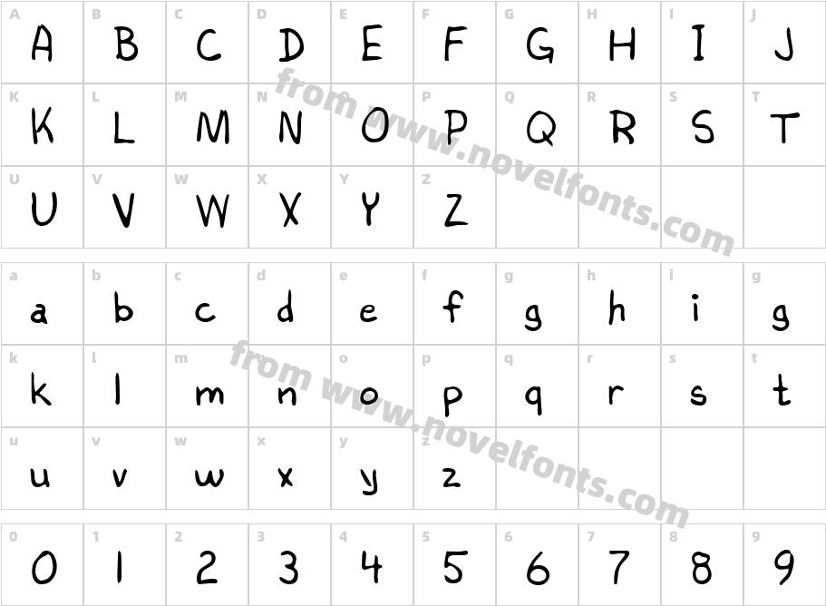 BerniesHand-PlainCharacter Map