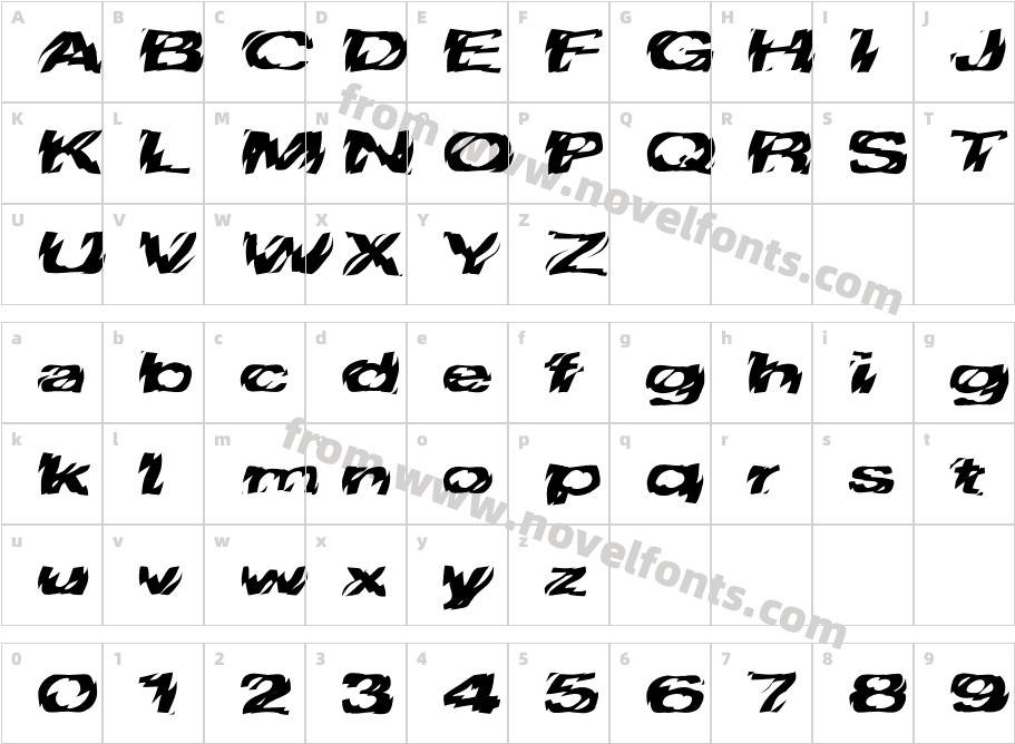 FZ WARPED 10 EXCharacter Map