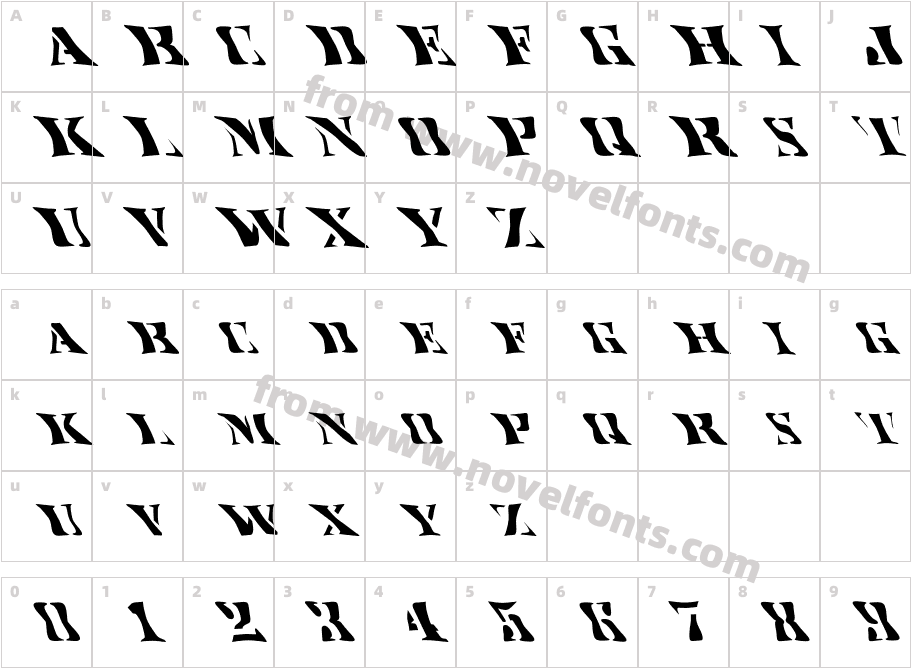 FZ WARPED 17 LEFTYCharacter Map