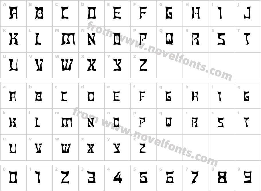 FZ WARPED 18 EXCharacter Map