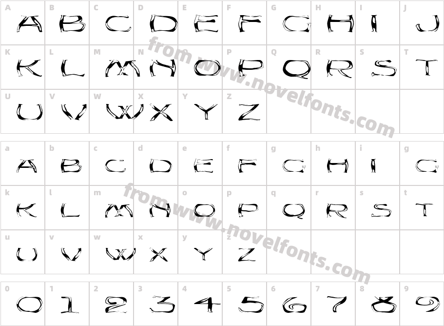 FZ WARPED 23 EXCharacter Map