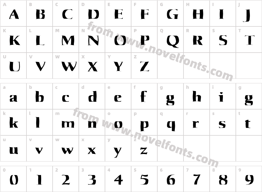 FZ WARPED 37Character Map