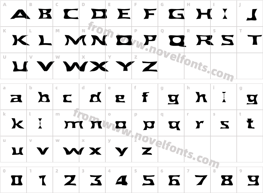 FZ WARPED 40 EXCharacter Map