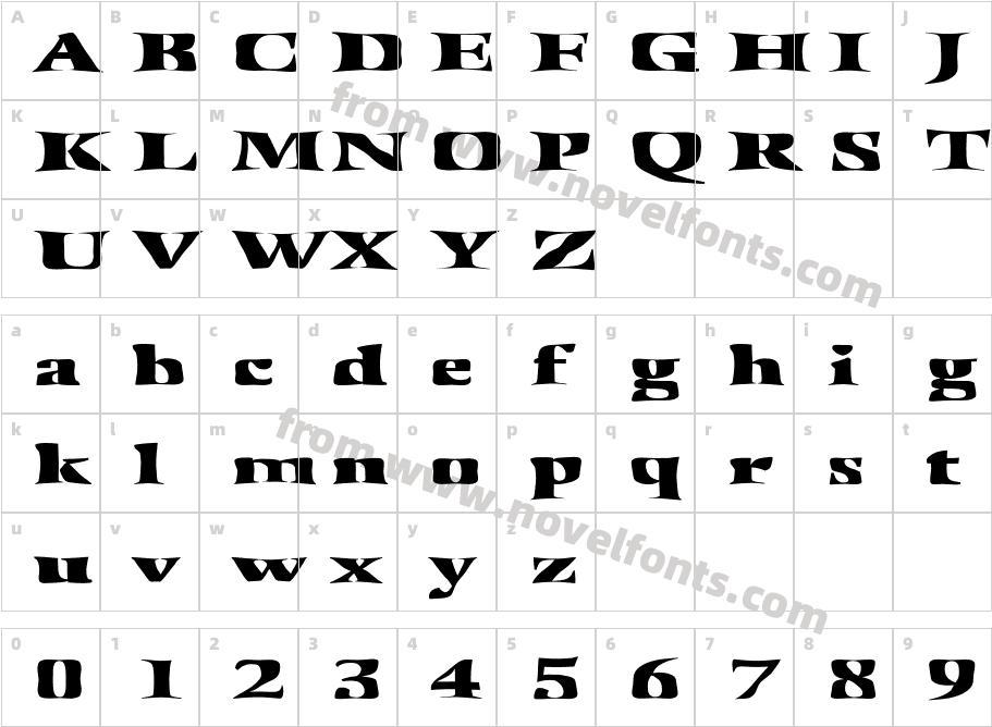 FZ WARPED 41 EXCharacter Map