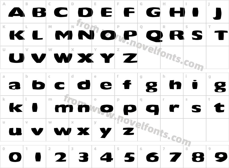 FZ WARPED 42 EXCharacter Map