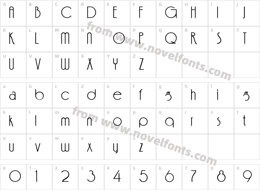 487-CAI978Character Map