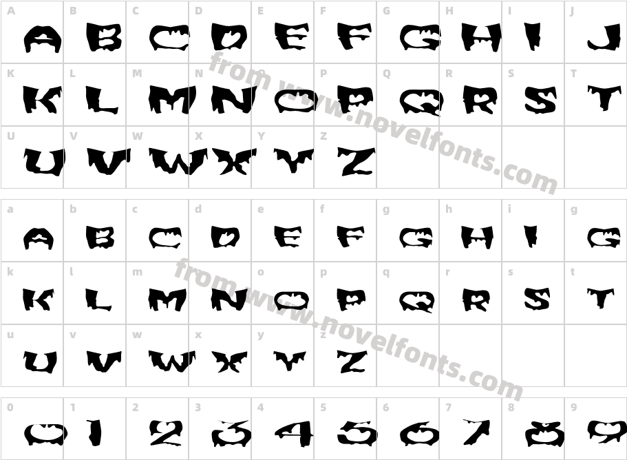 FZ WARPED 6 EXCharacter Map