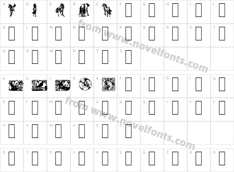 Fabeldyr 3Character Map