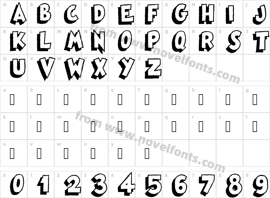 Famous Oldies ShadCharacter Map