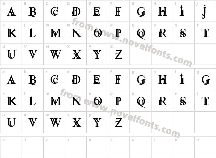 Fane SeraneCharacter Map