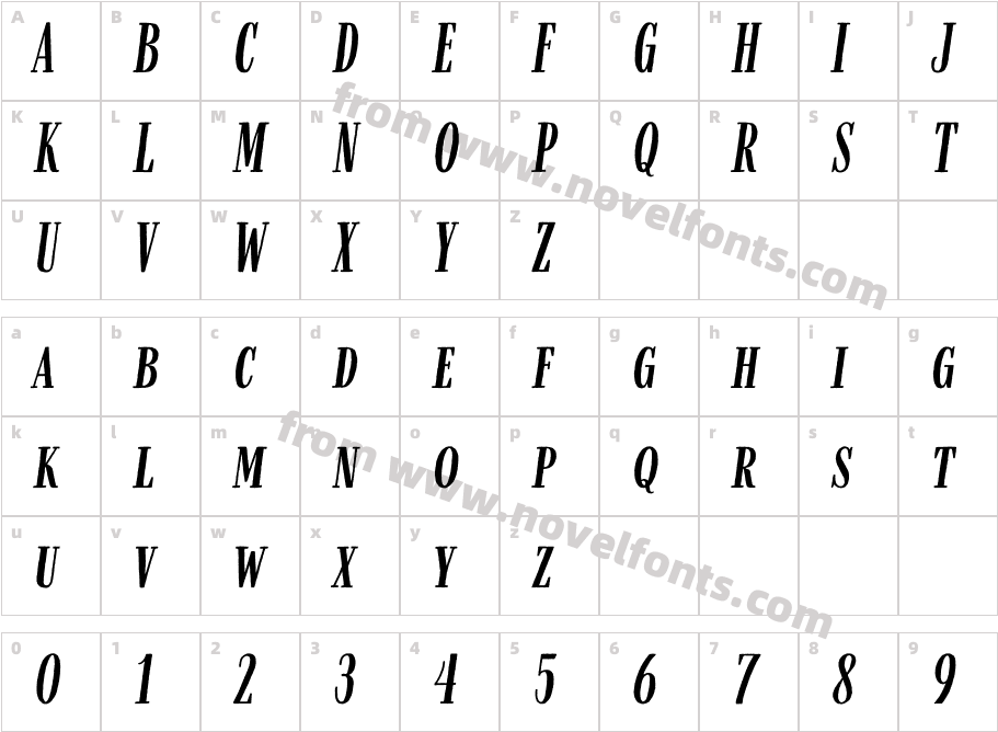 Farmhand ItalicCharacter Map