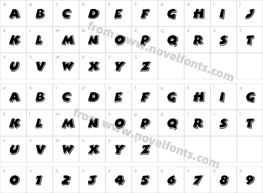 Bertram LETCharacter Map