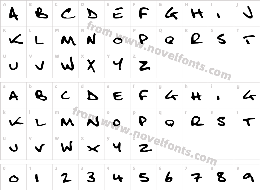 Fatboy Slim BLTC (BRK)Character Map